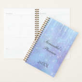 Speciaal Icicle Snowflake Crystal Blue Paars Planner (Display)
