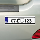 Speciaal Iers Bord Bumpersticker (Op auto)
