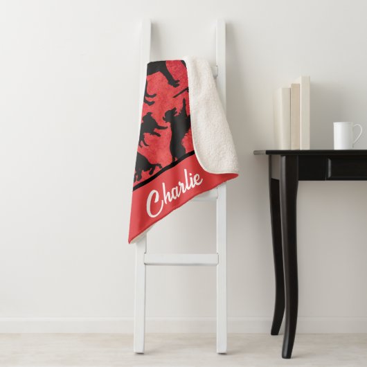 Speciaal Iers Setter patroon Sherpa Blanket Sherpa Deken (In situ)