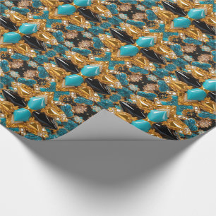 Speciaal inpakpapier met Bahamas kleuren