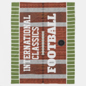 Speciaal internationaal classificatiebureau Footba Fleece Deken (Voorkant)