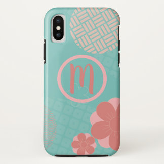 Speciaal Japans monogram patroon iPhone XS Hoesje