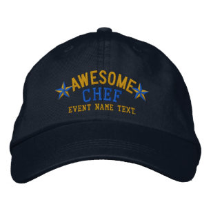 Speciaal Jouw naam Geweldige Chef Embroidery Pet