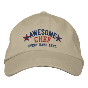 Speciaal Jouw naam Geweldige Chef Embroidery Pet
