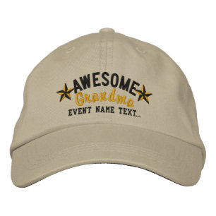 Speciaal Jouw naam Geweldige Grandma Embroidery Pet