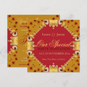 Speciaal Jubileum Verloving Uitnodiging (Voorkant / Achterkant)