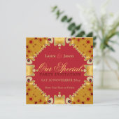 Speciaal Jubileum Verloving Uitnodiging (Staand voorkant)