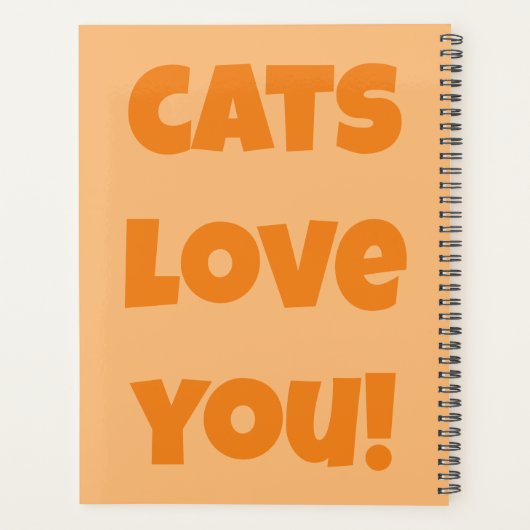 Speciaal kat-themed Planner (Achterkant)