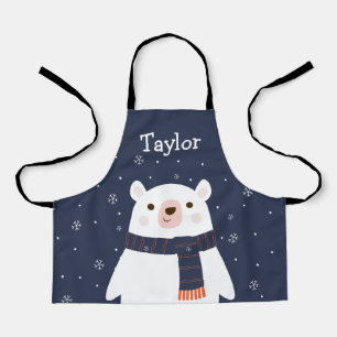 Speciaal kerstBeer Kinder Apron Schort