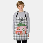 Speciaal kerstcadeaubon voor kinderen schort (Gedragen)