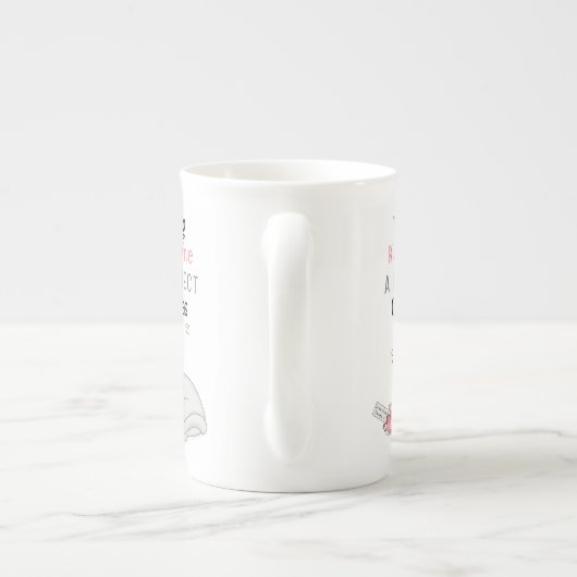 Speciaal kerstcadeaubont China Mok (Achterkant)