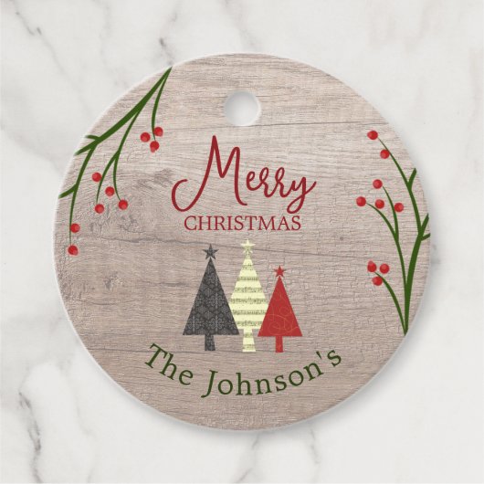 Speciaal kerstcadeauLabel Bedankjes Labels (Voorkant)