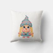 Speciaal kerstcadeautje met prettig kerstfeest kussen (Achterkant)