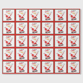 Speciaal kerstcadeautje voor volleybal cadeaupapier (Vlak)