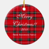 Speciaal kerstchocolade Lab Puppy Keramisch Ornament (Achterkant)