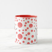 Speciaal kerstfeest Funny Face Photo Coffee Mok (Midden)