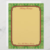 Speciaal kerstfeestdag Briefpapier papier (Voorkant / Achterkant)