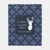 Speciaal kerstfeestdag in het patroon fleece deken (Voorkant)