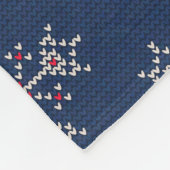 Speciaal kerstfeestdag in het patroon fleece deken (Hoek)