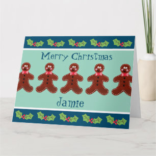 Speciaal kerstfeestmaal kaart