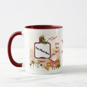 Speciaal kerstfotokoffie Mok (Links)