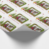 Speciaal kerstfotopapier cadeaupapier (Hoek)