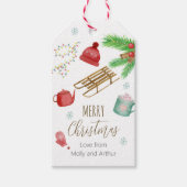 Speciaal kerstkerstkerstcadeautjes met label cadeaulabel (Voorkant)
