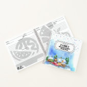 Speciaal kerstkoekjes ontvangen notitieboek (Binnen)