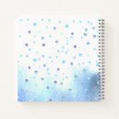 Speciaal kerstkoekjes ontvangen notitieboek (Achterkant)