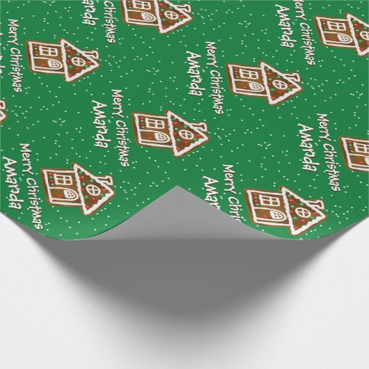 Speciaal kerstontbijt cadeaupapier (Hoek)