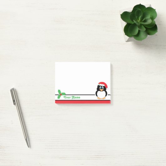 Speciaal kerstpinguïn-Post-it® notes (Kantoor)