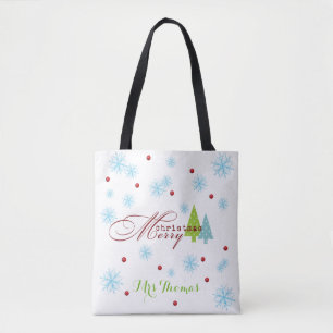 Speciaal kersttas voor fijne kerst draagtas