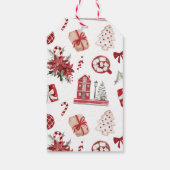 Speciaal kerstvakantiekoekje bakken cadeaulabel (Achterkant)