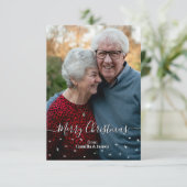 Speciaal kerstWenskaart Bedankkaart (Staand voorkant)