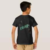 Speciaal Kind Dinosaur Black T-shirt (Achterkant volledig)