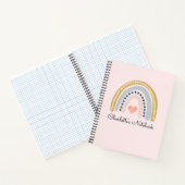 Speciaal Kind Terug naar School Rainbow-Notitieboe Notitieboek (Binnen)