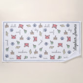 Speciaal Kind van Sandcastle Shell Pail van Beach Strandlaken (Voorkant)