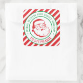Speciaal Kinder kerstfeest Vierkante Sticker (Tas)