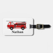 Speciaal Kinder rood bagagelabel (Voorkant horizontaal)