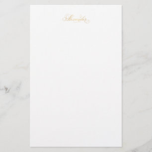Speciaal klassiek script Alexander Gold Black Briefpapier