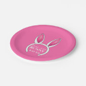 Speciaal klein Bunny Baby shower Pasen Bord (Gekanteld)