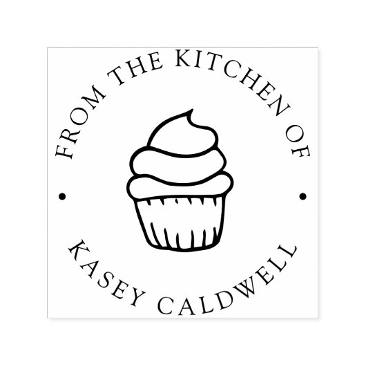 Speciaal koken of bakken van Cupcake Zelfinktende Stempel (Design)