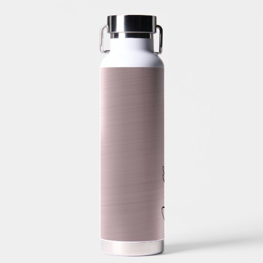 Speciaal koper en gouden achtergrond waterfles (Voorkant)