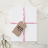 Speciaal Kraft Handgemaakt met Labels met liefdesc Cadeaulabel (Met Touw)