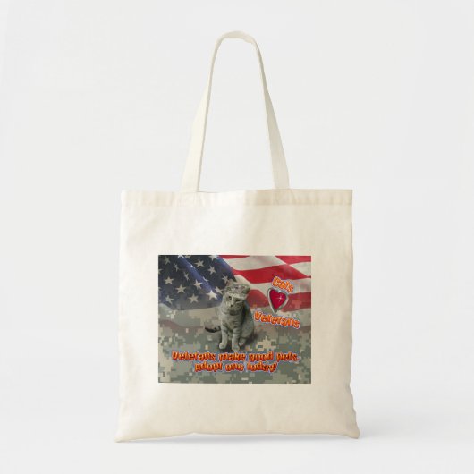 Speciaal kunstwerk - Katten-liefdesveteranen Tote Bag (Voorkant)
