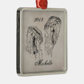 Speciaal  kwallen metalen ornament (Rechts)