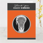 Speciaal Lacrosse Coach Kaart (Gele Bloem)