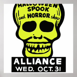 Speciaal Late Spook en Horror Show Poster