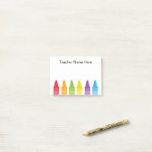 Speciaal leraar Crayon Post-it® Notes (Op bureau)