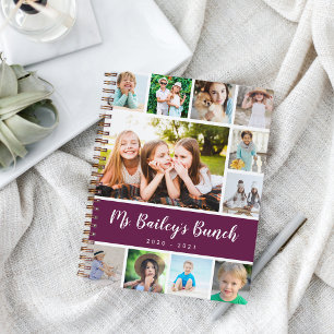 Speciaal leraar voor fotocollage notitieboek